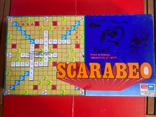 Gioco tavolo scarabeo - gioco, da